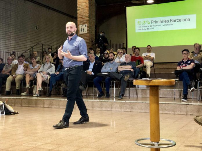 Jordi Graupera a la trobada amb voluntaris de Primàries Barcelona | Primàries Barcelona