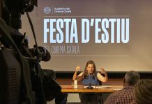 Fotografia de la Festa d'Estiu del Cinema Català amb Isona Passola | academiadelcinema.cat