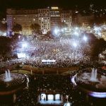 Plaça Catalunya, Barcelona, 1 any sense els Jordis