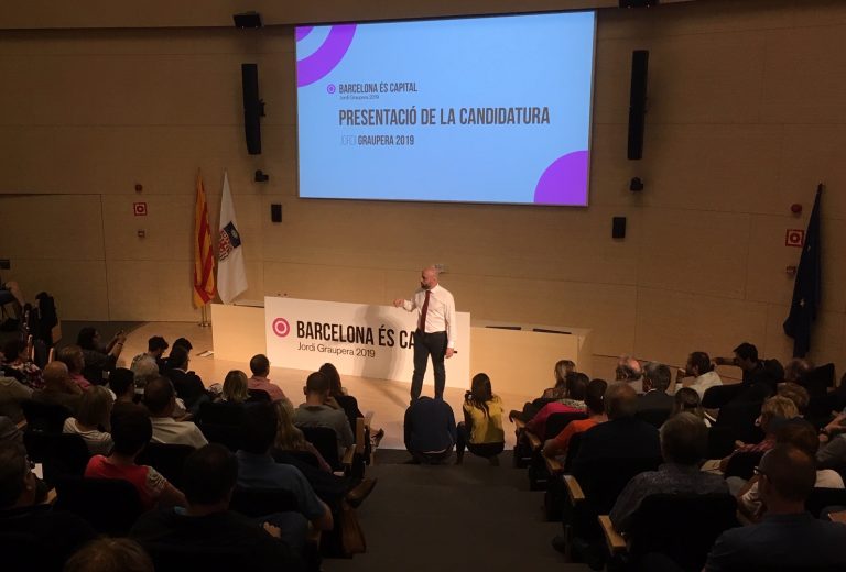 Graupera: «La feina que més m’agrada és fer d’alcalde de Barcelona»