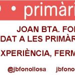 Joan Fonollosa – Candidat de Primàries Barcelona