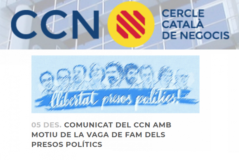 Comunicat del CCN amb motiu de la vaga de fam dels presos polítics
