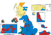 Mapa del resultat electoral per circumscriptions | Font: Wikipèdia