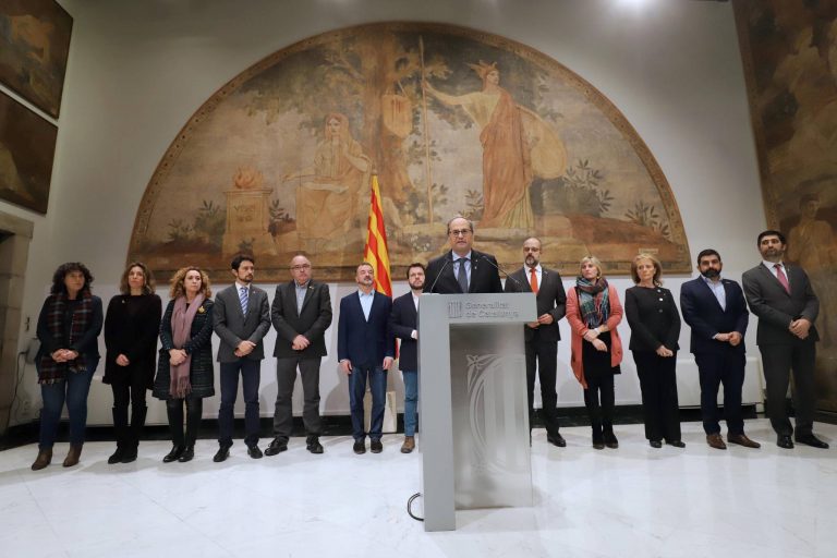 President Torra: “Vivim en una democràcia tan sols aparent”