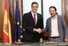 Signatura de l'acord de govern entre Pedro Sánchez i Pablo Iglesias | PSOE