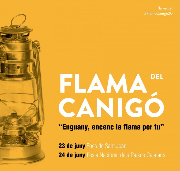 La Flama del Canigó s’adapta a la pandèmia