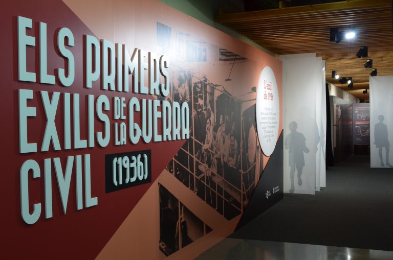 Exposició "Els primers exilis de la Guerra Civil", al Memorial Democràtic
