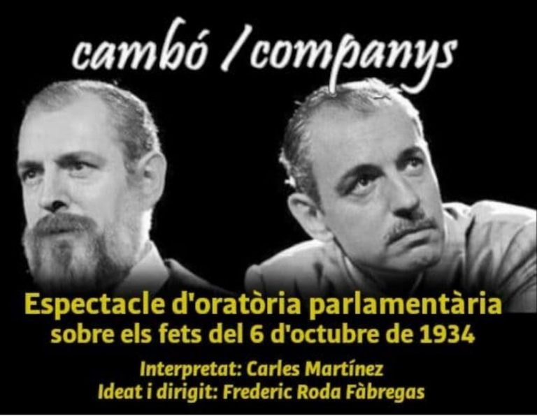 Assemblea recupera el debat Cambó-Companys com actual