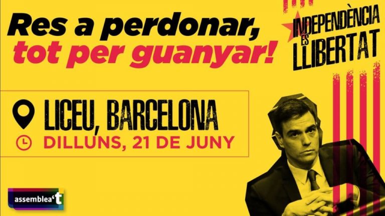 L’Assemblea convoca un acte polític paral·lel al discurs del Govern espanyol al Liceu