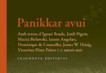 Coberta del llibre "Panikkar avui",