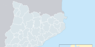 Mapa de les comarques de Catalunya