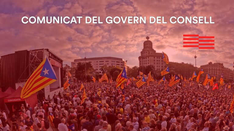 Comunicat del Consell de la República sobre els pactes per la investidura espanyola