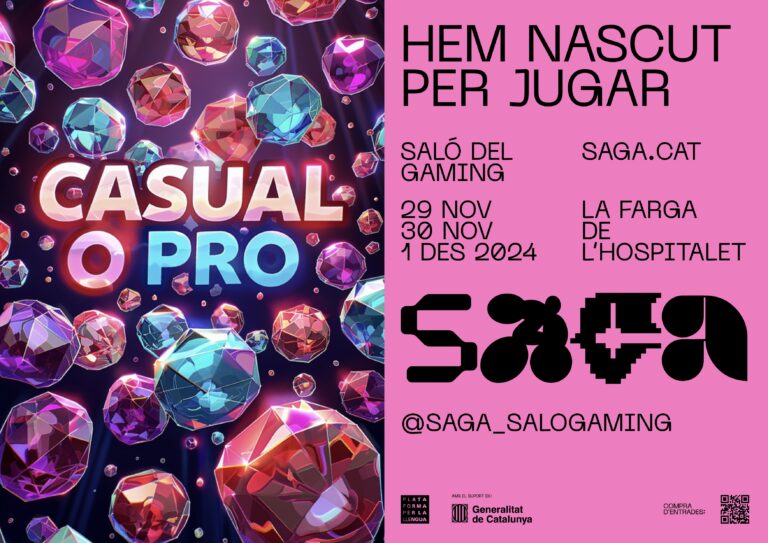 La tercera edició de SAGA, saló del «gaming», ja té data: del 29 de novembre al 1r de desembre