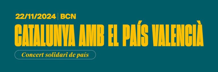 Unes 15.000 persones i 370.000 euros de recaptació al concert solidari de país Catalunya amb el País Valencià