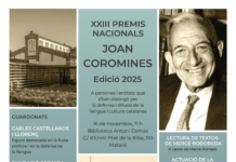 XXIII Premis Nacionals Joan Coromines