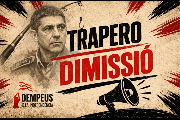 Recollida de signatures reclamant la dimissió immediata de Josep Lluís Trapero