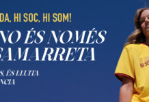 L’ANC presenta la samarreta i el lema de l’11S: «Hi soc. Hi som. Independència.»