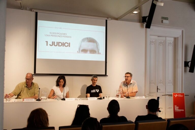 Un centenar d’entitats i personalitats de la cultura i la comunicació reclamen justícia per a Roger Español