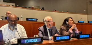 Jordi Domingo, President del Consell de la República, denuncia a l’ONU la inacció de la Unió Europea davant les violacions dels Drets Humans al seu territori
